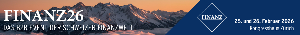FINANZ '26 Finanzmesse, 25.-26. Februar 2026, Zürich, Kongresshaus FINANZ'26 Finanzmesse